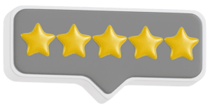 5 stars reviews